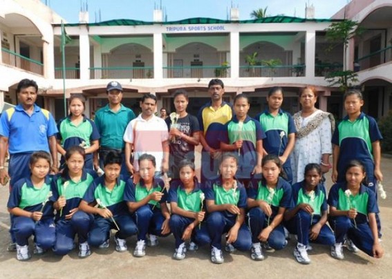 Tripura Women Football Team eyeing for SM Cup-2016 amidst poor sports infrastructure in Tripura Tripura Women Football Team eyeing for SM Cup-2016 amidst poor sports infrastructure in Tripura